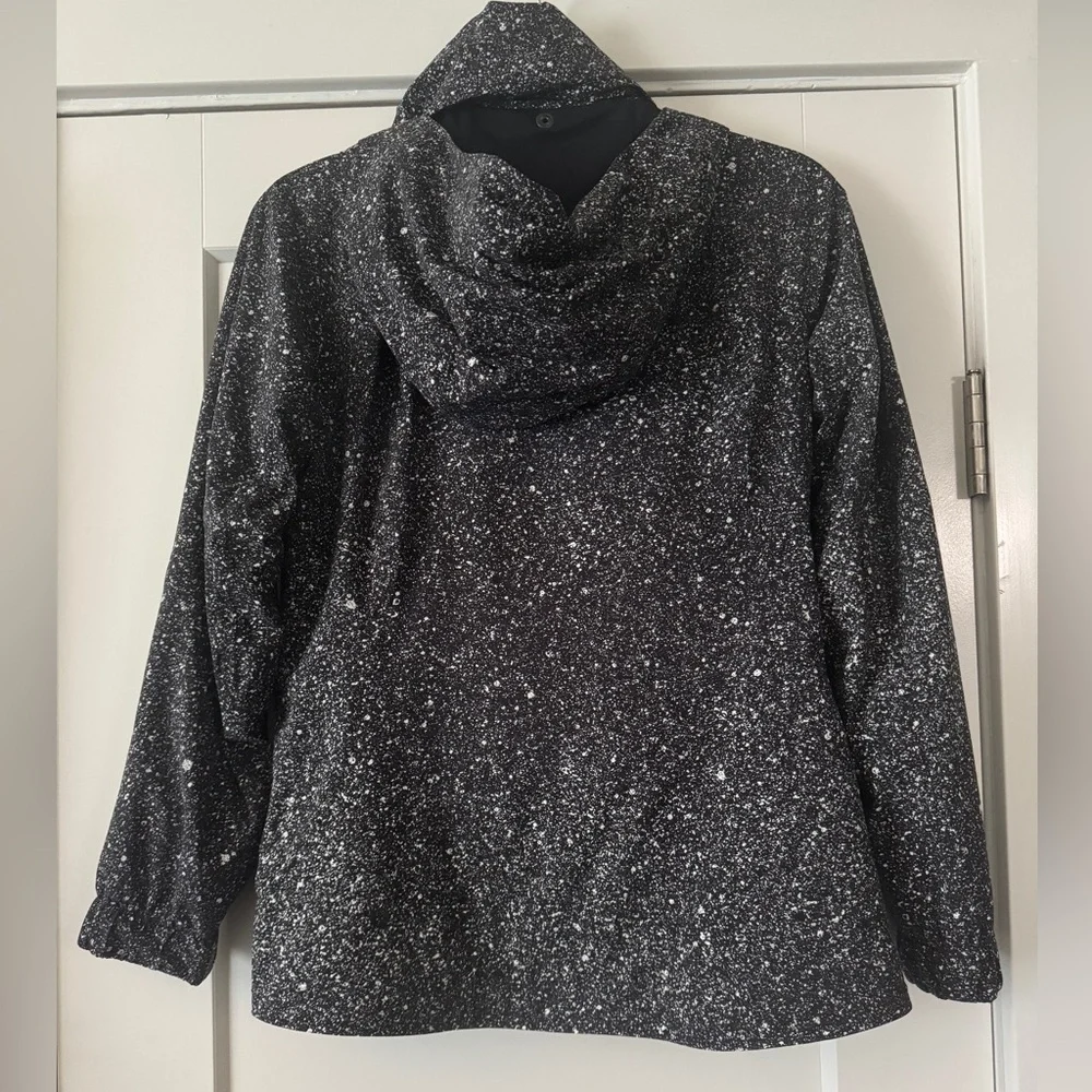 Lululemon Here To Move Jacket in Luminesce Splatter White Black